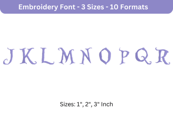 Alice Font Lowercase J to R
