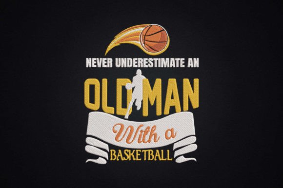 An Old Man with a Basketball