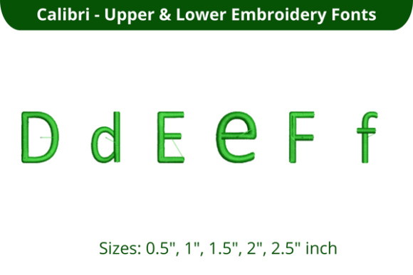 Calibri Font DEF Review for Real Embroidery Projects