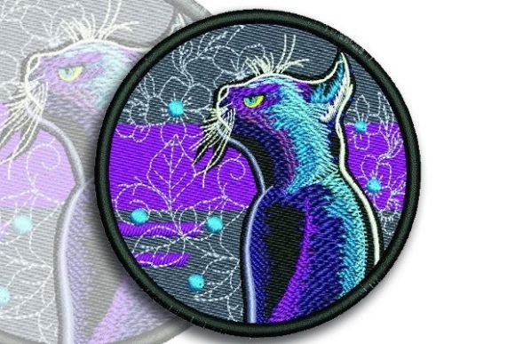 Cat in Circle: A Seasonal Embroidery Staple