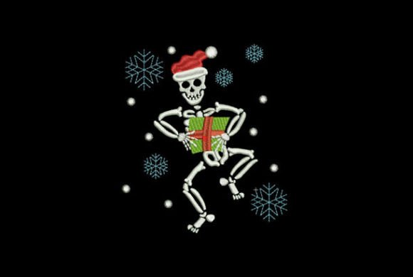 Christmas Dancing Skeleton