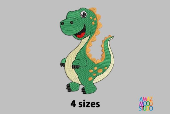 Cute Baby Dinosaur Embroidery Review