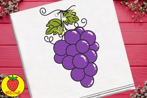 Cute Grapes and Leaves