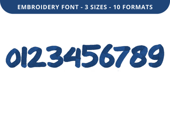 Darling Font 0 to 9: Soft, Sweet & Stitch-Ready