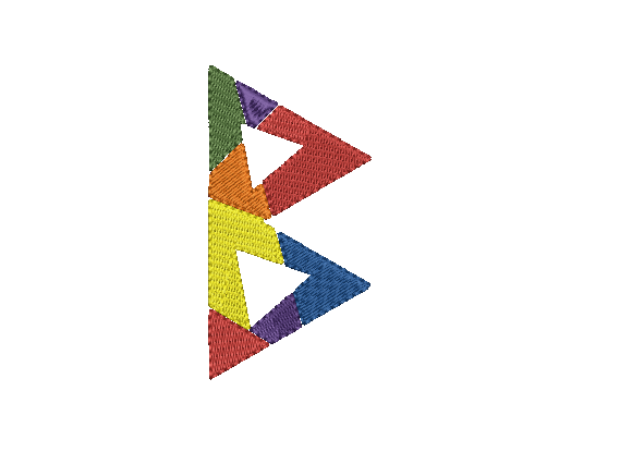 Diagonous B: A Bold, Playful Letter for Boutique Apparel