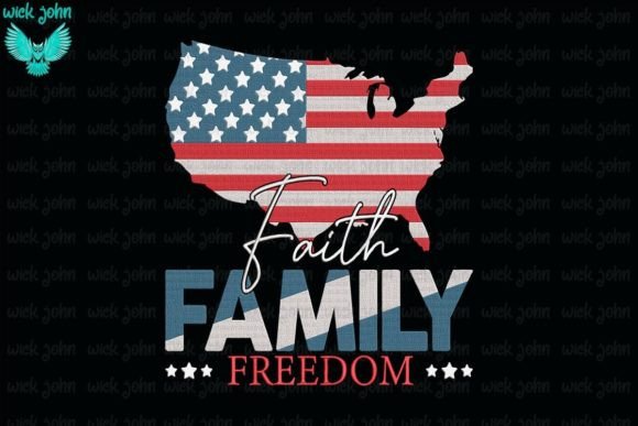 Faith Family Freedom Embroidery Review