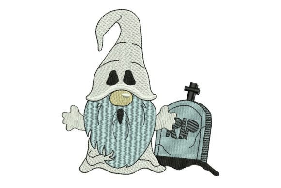 Ghost Gnome: A Seasonal Embroidery Design Worth Stocking