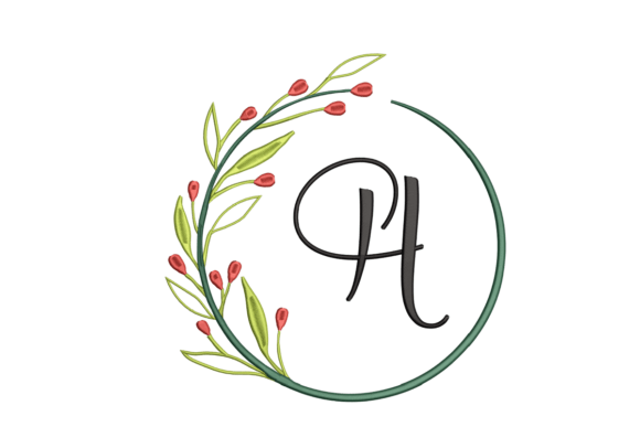 Monogram H: A Timeless Embroidery Design for Meaningful Gifts