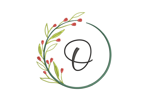 Monogram O: A Floral Embroidery Review for Boutique Sweatshirts