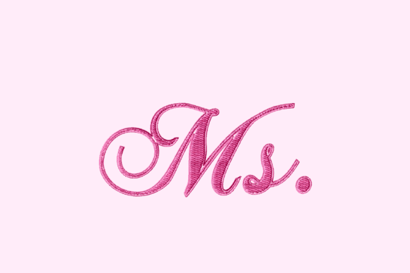 Pink Ms Monogram