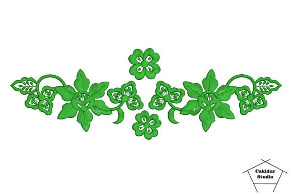 Twin Flowers Embroidery Design Review